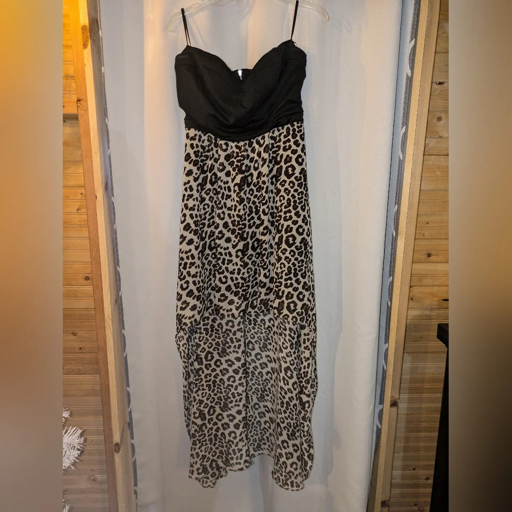 Pompous Girly High Low Strapless Dress Size 13 (juniors)